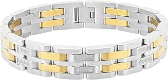 Men's Stainless Steel Men's Link Bracelet - Choice of Color
