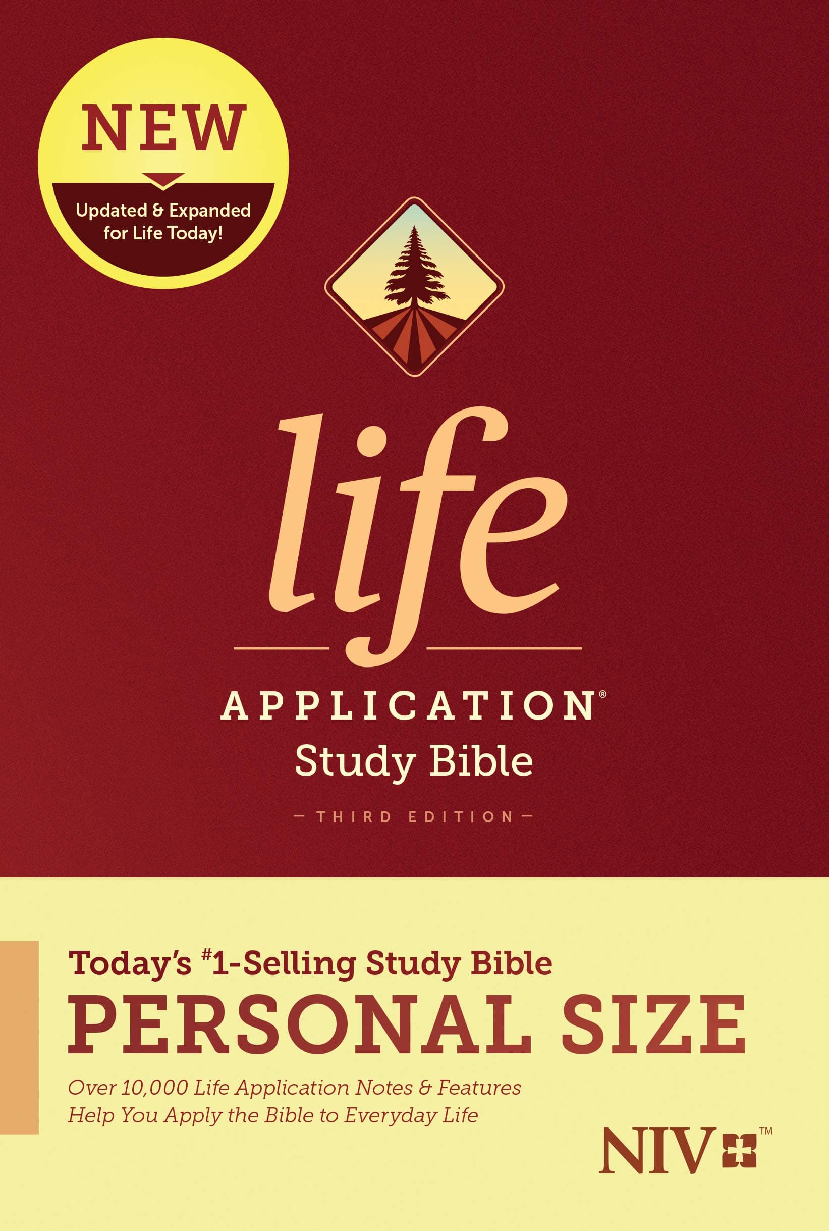 NIV Life Application Study Bible, Third Edition, Personal Size (Hardcover): New International Version, Personal Size Hardcover – 7 April 2020