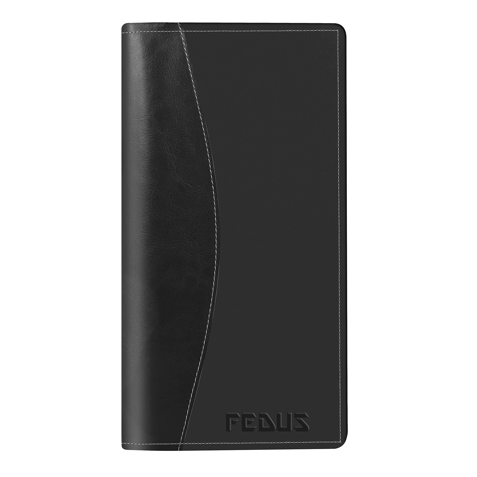 FEDUS Multiple Cheque Book Holder for Cards, PU Leather Expanding Cheque Book, Traveling Wallets, Checkbook Holder, Documents Holder for Office & Home Use