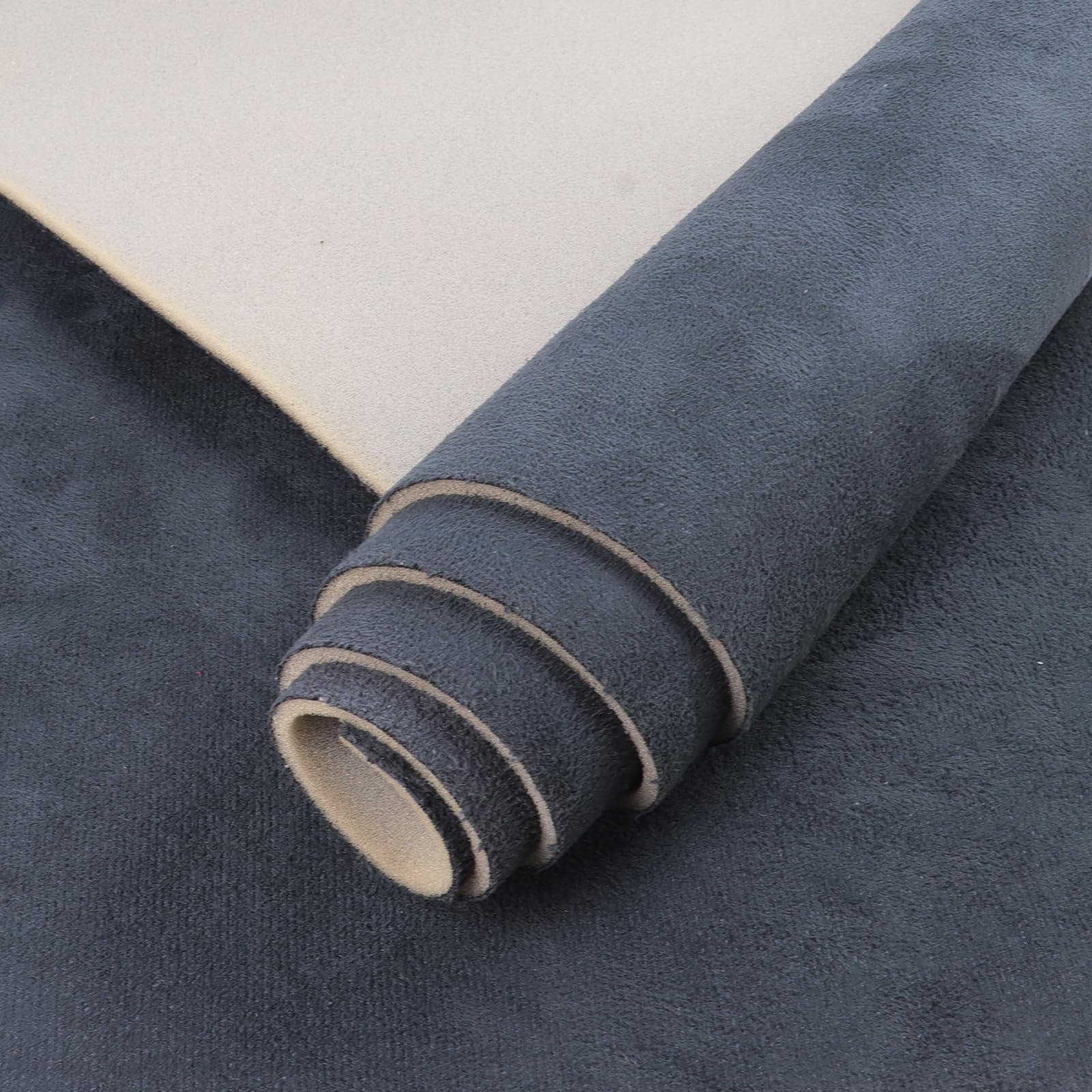 Car Elements Suede Headliner Fabric with Foam Backing 60" W×96" L Auto Suede Headliner Material for Car Truck RV SUV Boat Home Roof Interior Replacement Fabric, Charcoal