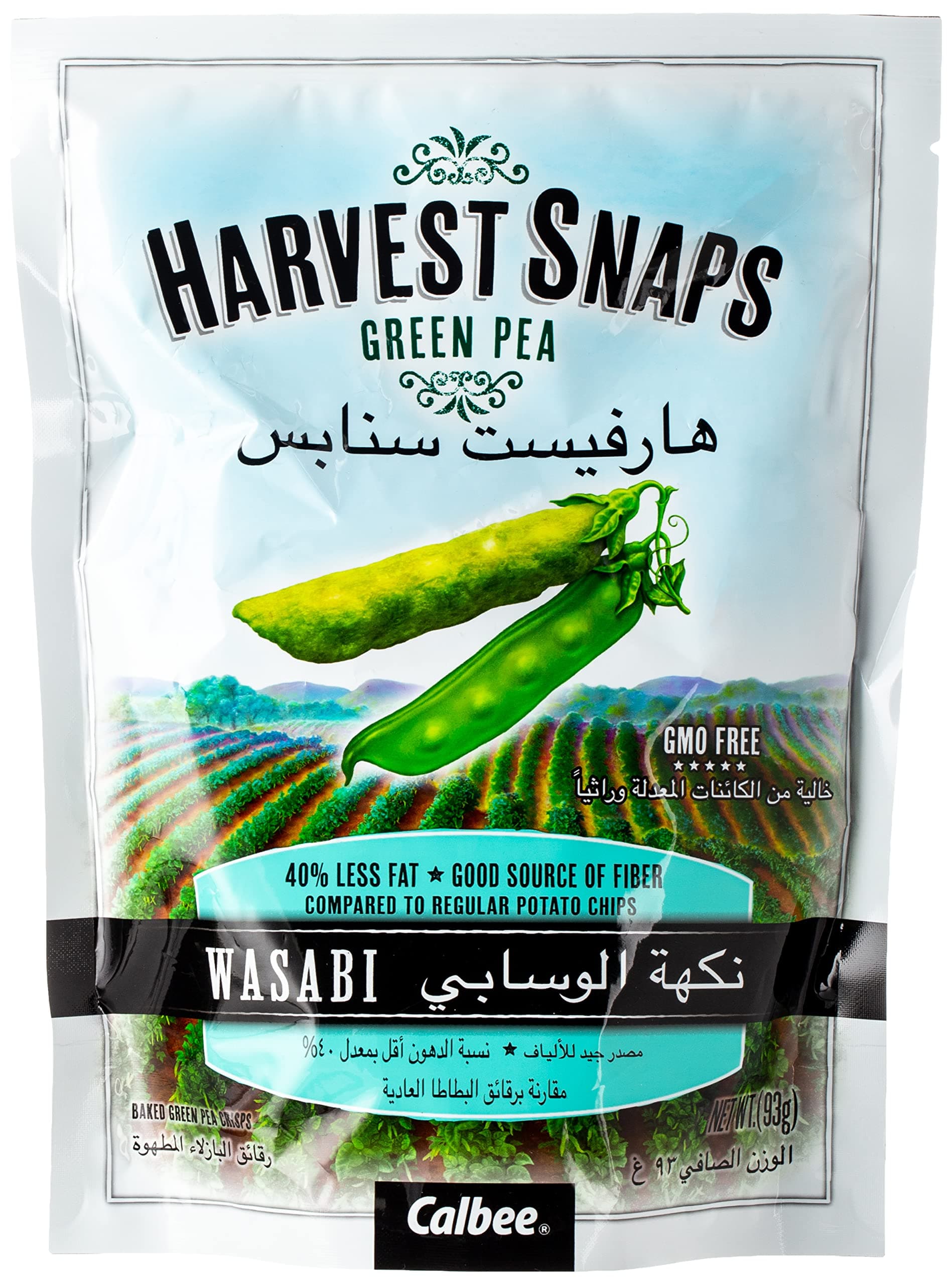 Harvest Snaps Green Pea Wasabi, 93 gm