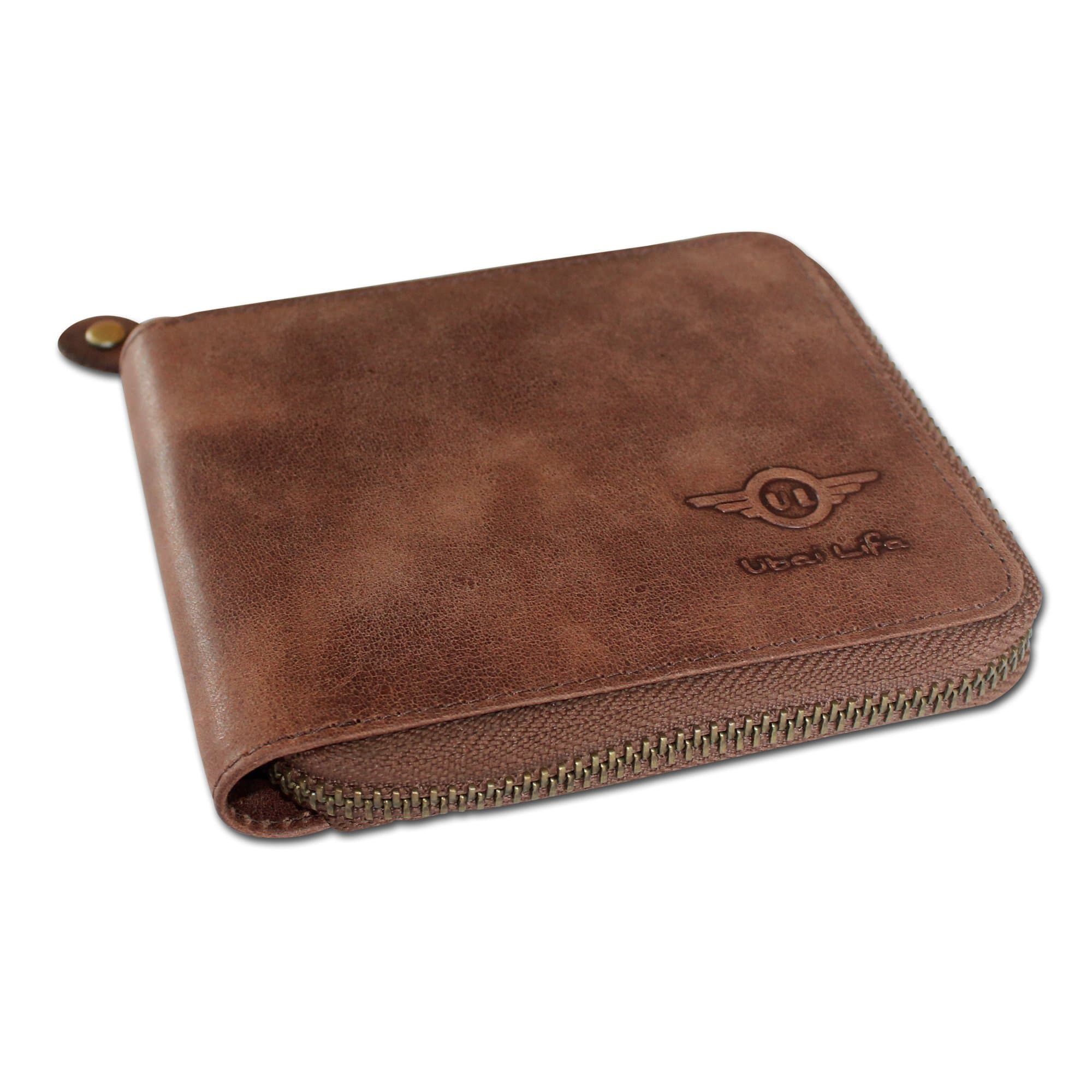 Ubai LifaLeather Men's Wallet (ELI20_Brown)
