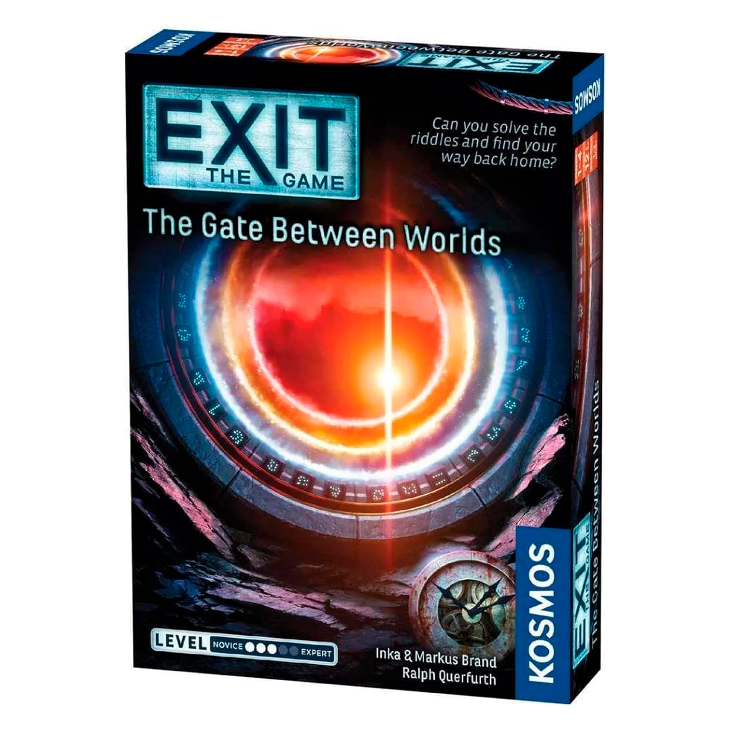 Thames & Kosmos - EXIT: The Gate Between Worlds - Level: 3/5 - Unique Escape Room Game - 1-4 Players - Puzzle Solving Strategy Board Games for Adults & Kids, Ages 10+ - 692879