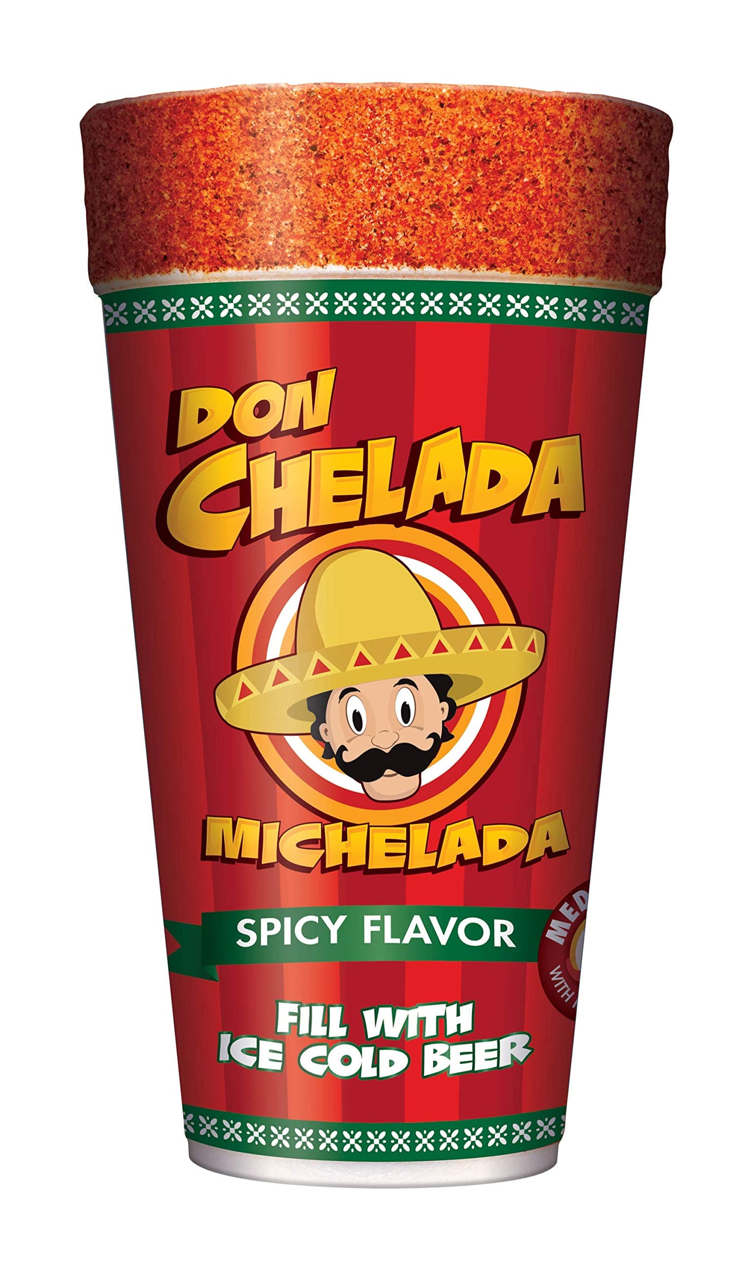 Don Chelada Medium Spicy Mix Michelada Each with Real Roaster Peppers - Just Add Beer