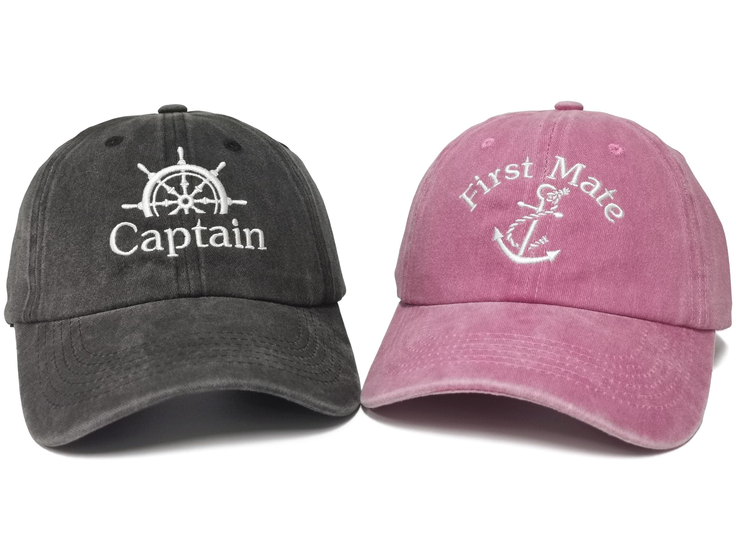 Embroidered Captain & First Mate Hats