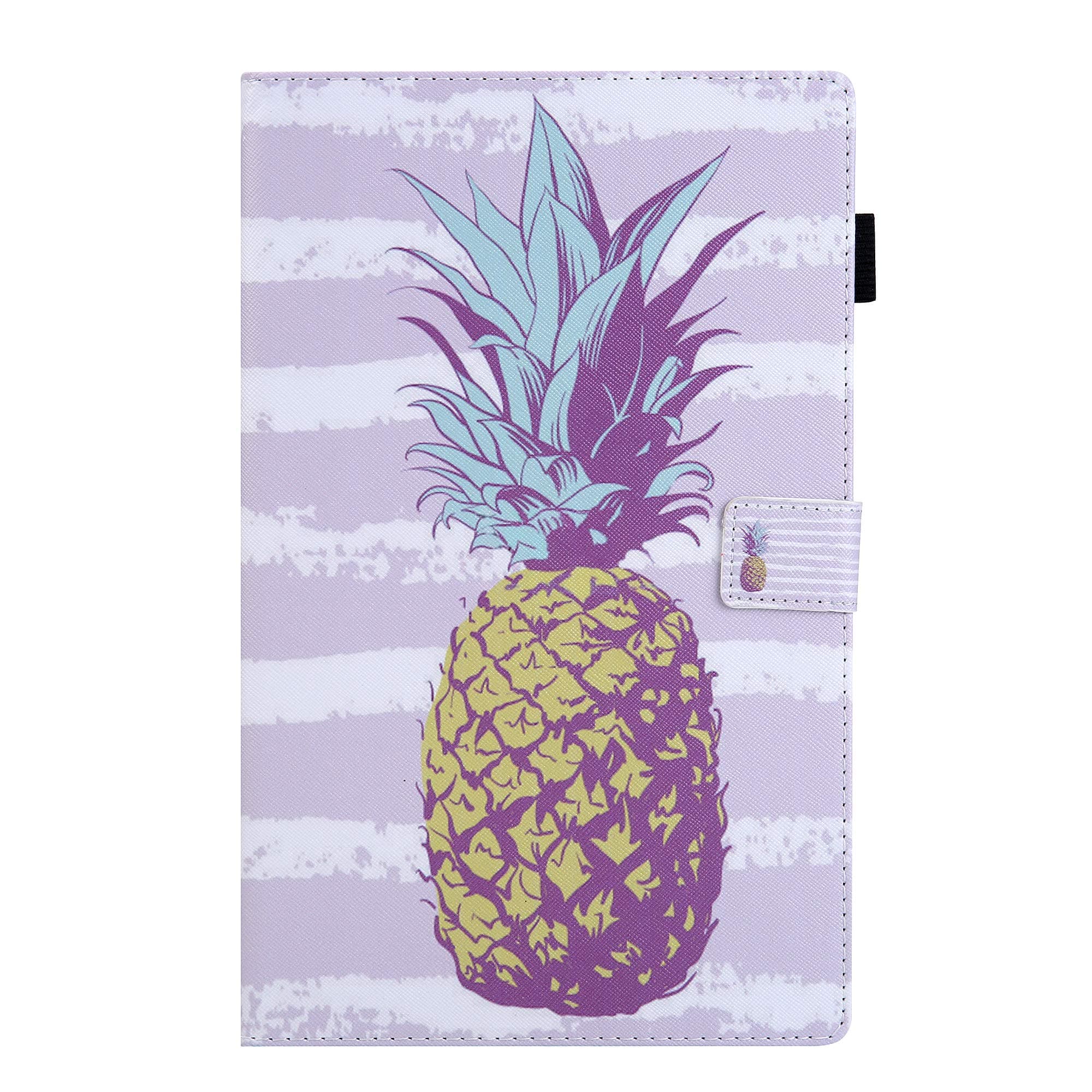 XTstore Case for Samsung Galaxy Tab A 10.5" (2018) SM-T590/T595, Smart Case Shockproof Stand Cover Protective Shell with Auto Wake/Sleep and Card Slot for Samsung Galaxy Tab A 10.5, Pineapple