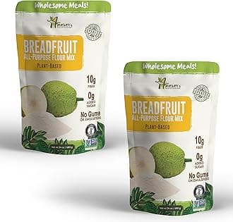 Amasar | All-Purpose Breadfruit Baking Mix | Gluten Free Made with Breadfruit & Cassava Flour | Plant Based All-Purpose Flour for Desserts & Dishes | 9g of Fiber per Serving, 24 Oz