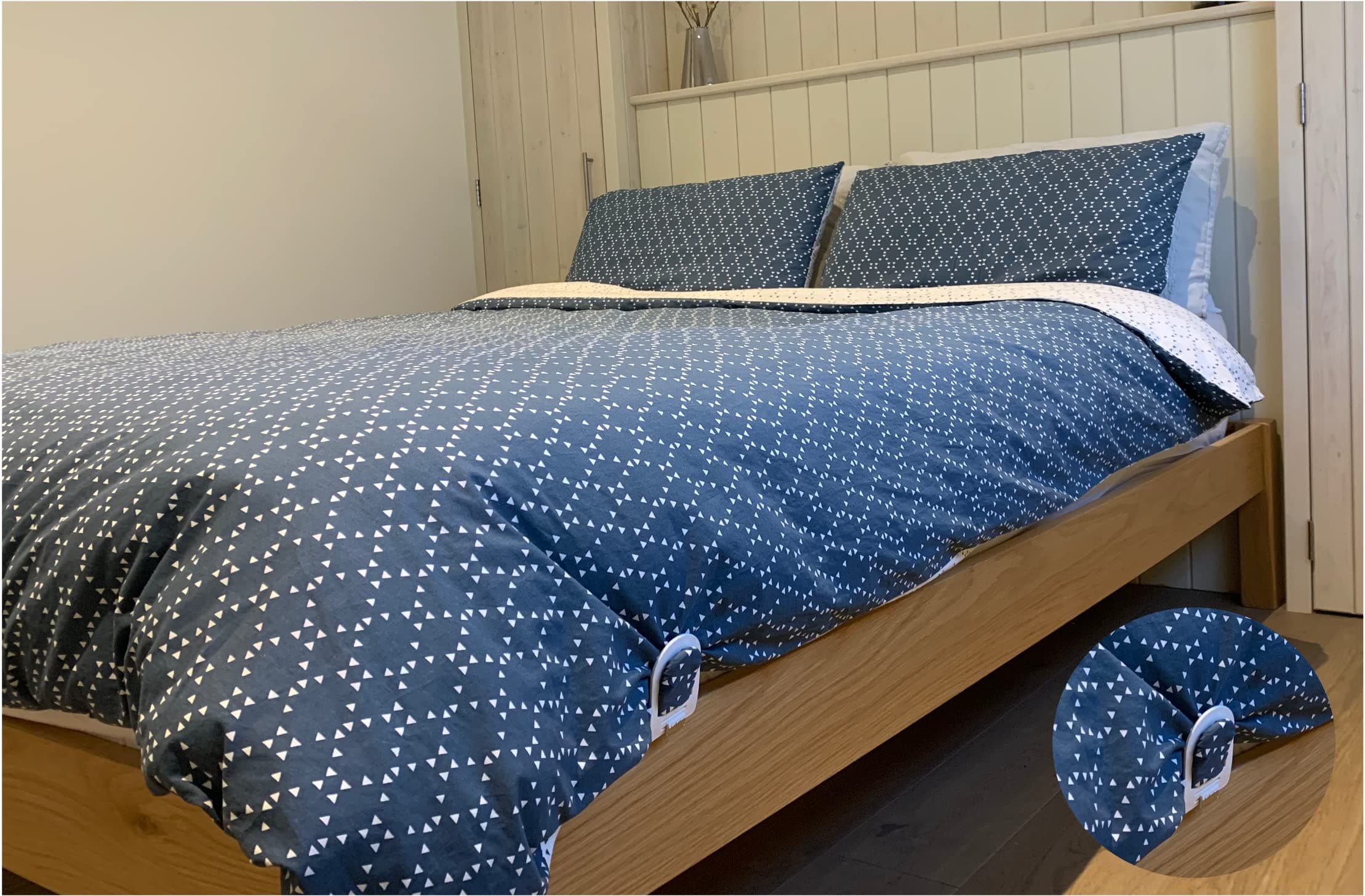 Duvet Clips Double/King size bed - Fasteners Holders Straps