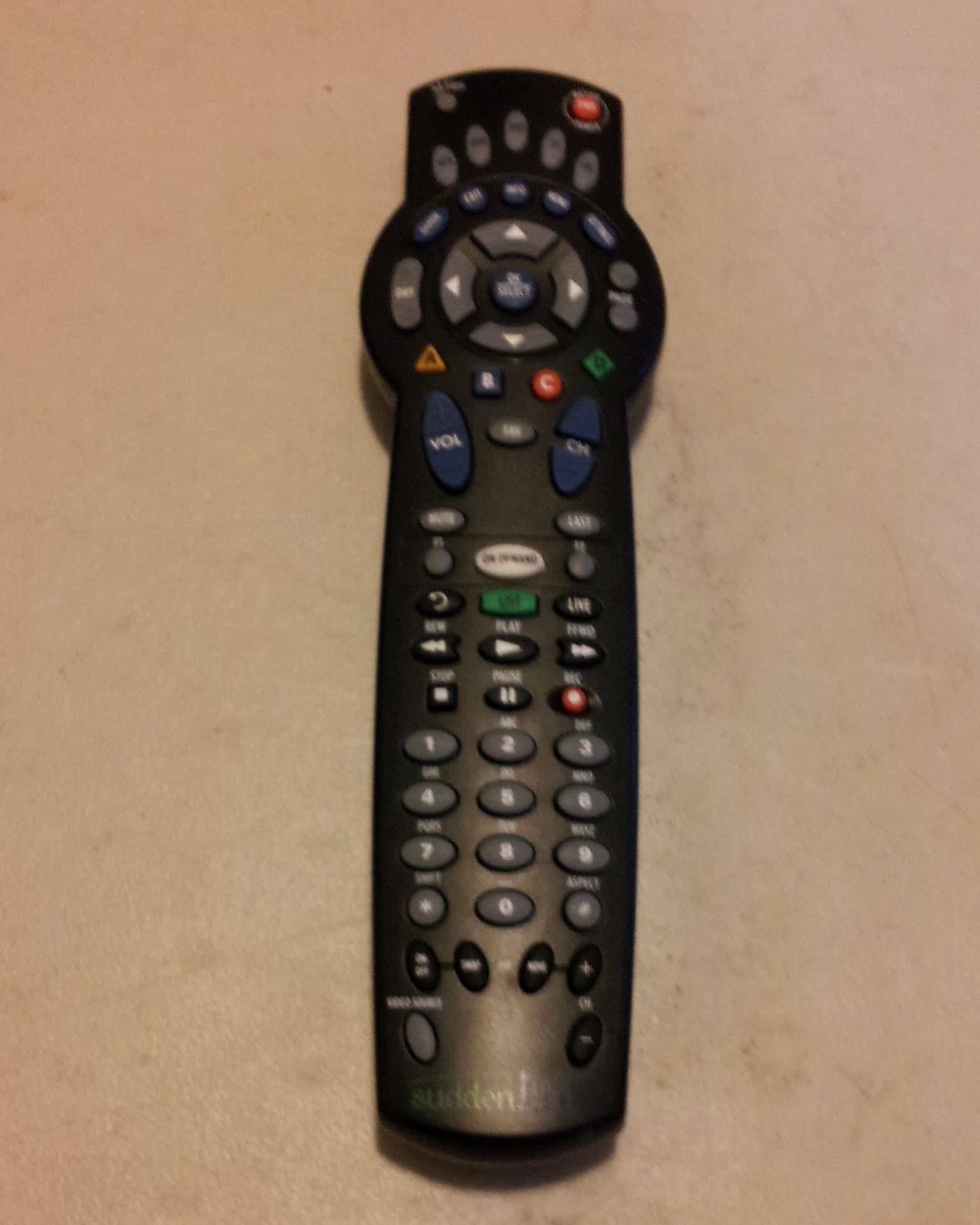 Suddenlink Universal Remote Control Atlas DVR 1056B01