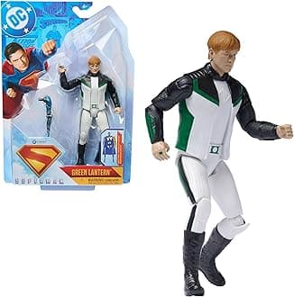 Superman, Green Lantern, 6-Inch Action Figure, Authentic Superman Movie Styling, Super Heroes Kids Toys for Boys and Girls Ages 4 and Up