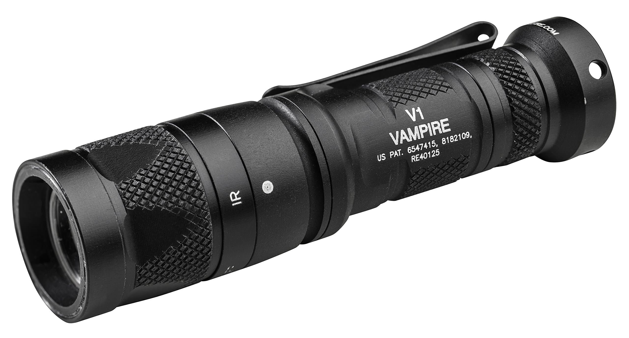 SureFire V1-B-BK V1 Vampire Dual Output LED Light, 250 lm