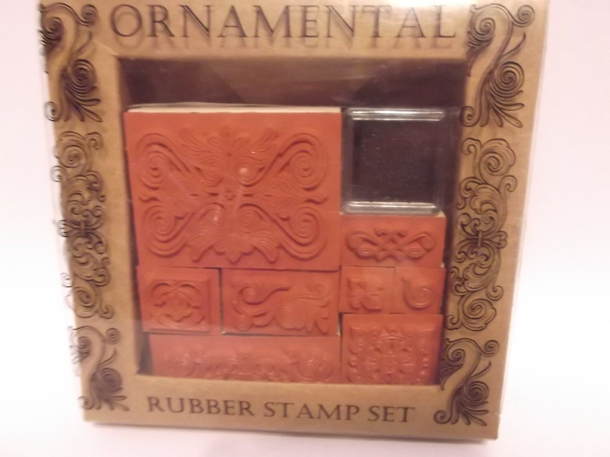Ornamental Rubber Stamp Set