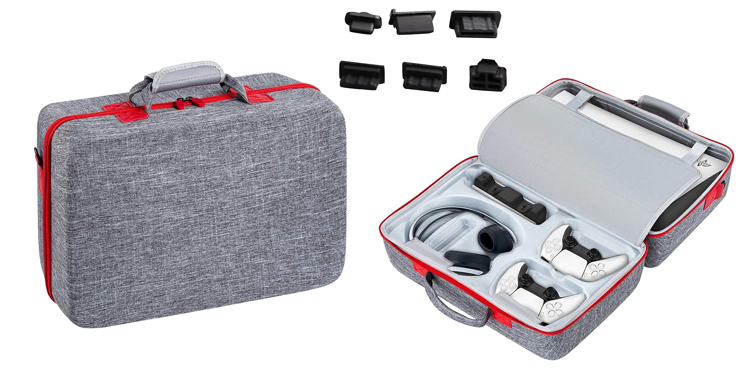 Travel Storage Handbag for PS5 Console | Protective Luxury Bag Adjustable Handle Bag for Playstation 5 Waterproof Shockproof Cases