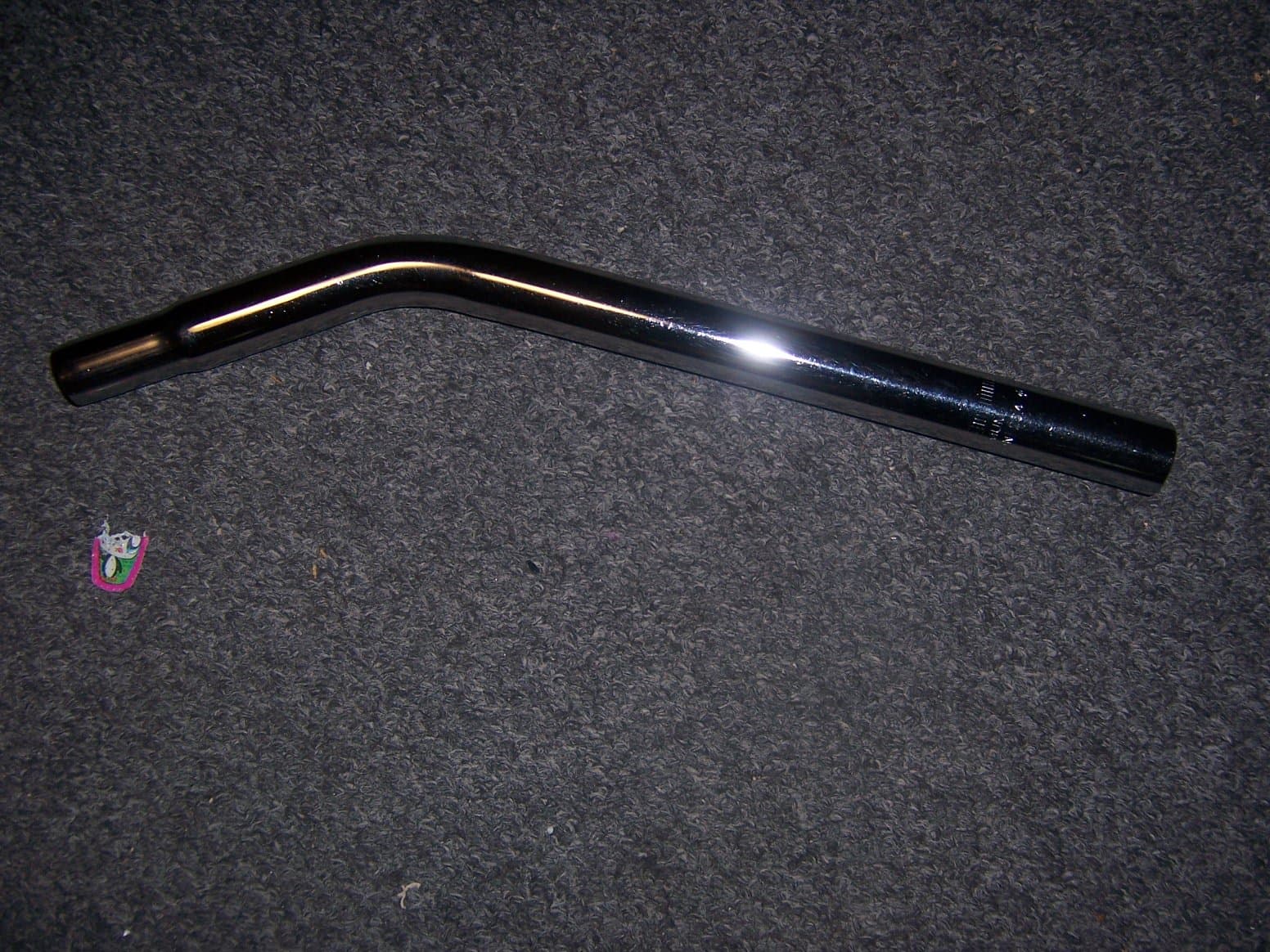 Chrome layback seatpost 25.4 NO support