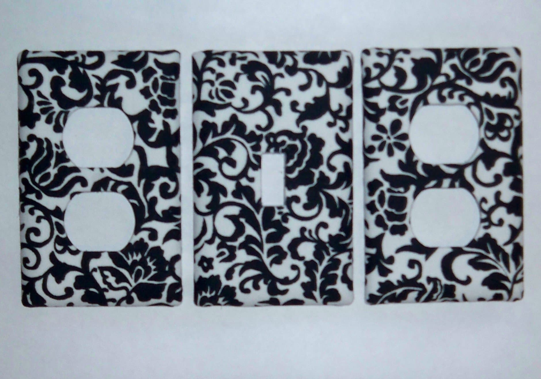 toycatz creations Damask Scroll Switchplate/Oulet Cover