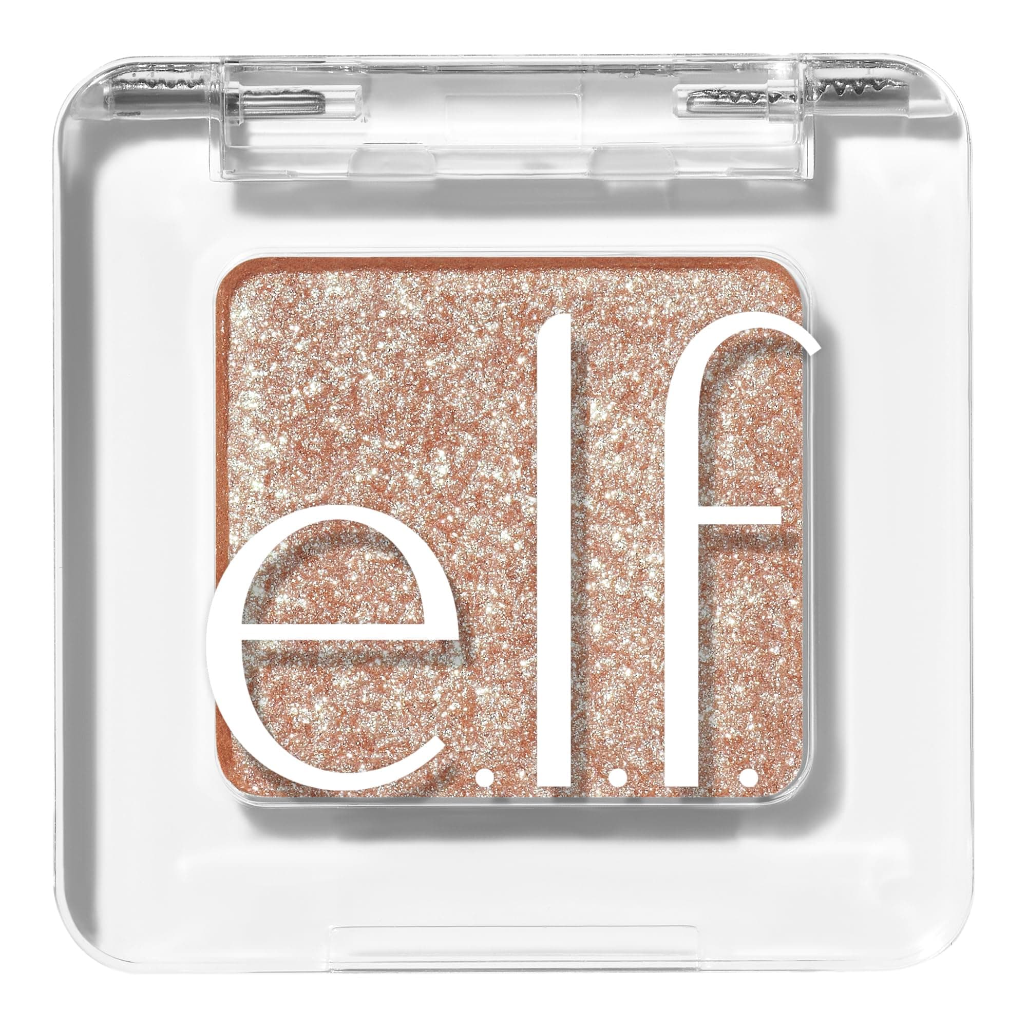 e.l.f. Fine as Fleck Glitter Eyeshadow, Long-Lasting Sheer Eye Makeup with a Shimmer Finish, Soft, Smooth Formula, Vegan & Cruelty-Free, Champagne Showers