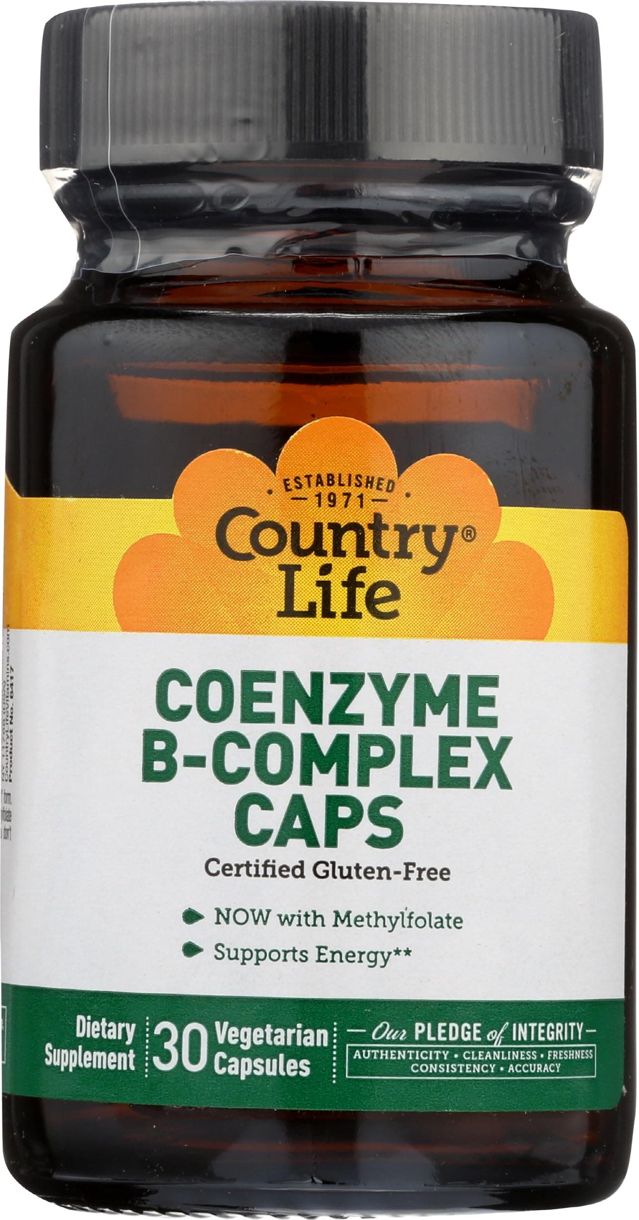 Country Life Coenzyme B Complex, 30-Count