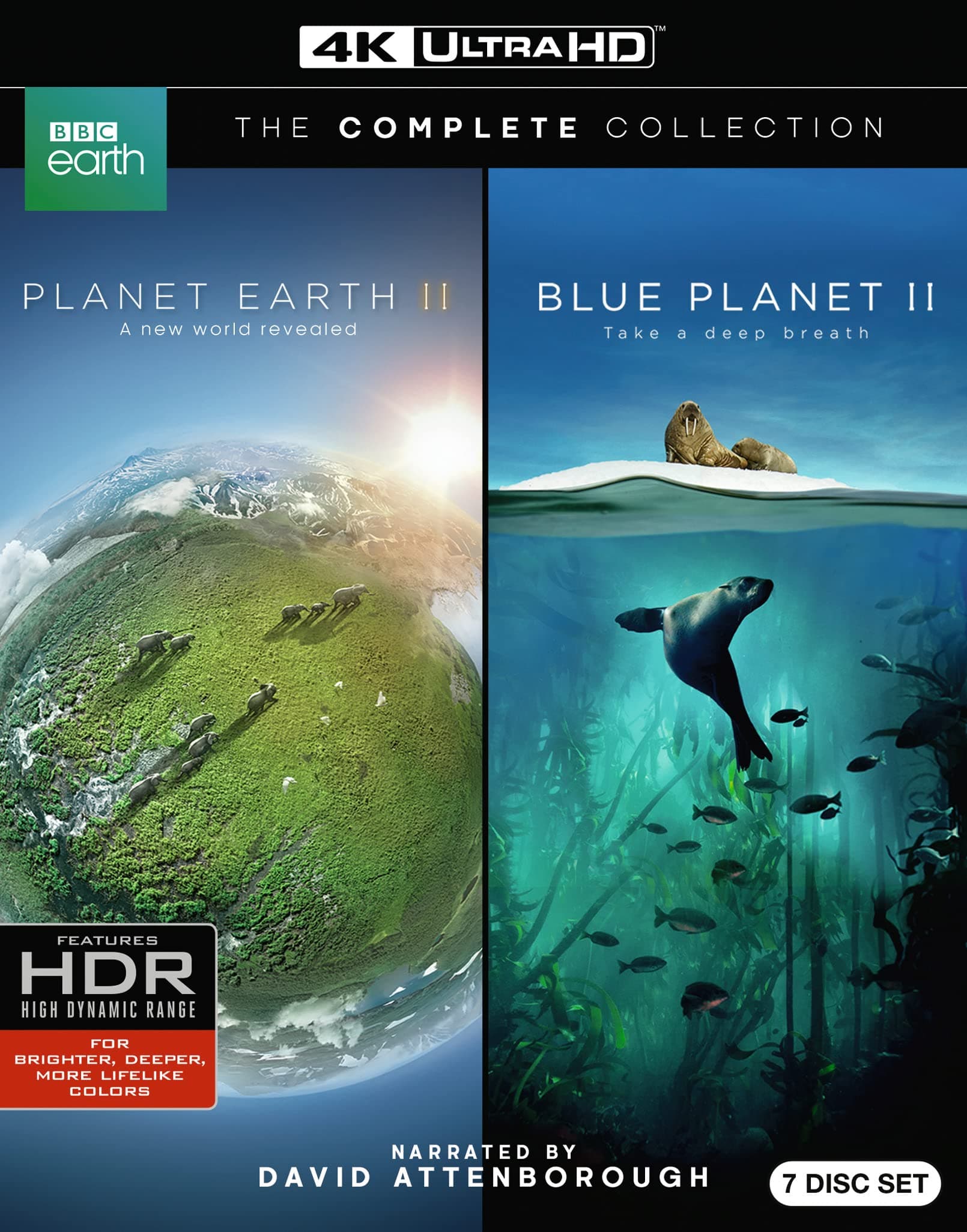 Planet Earth II/ Blue Planet II (UHD) [Blu-ray]