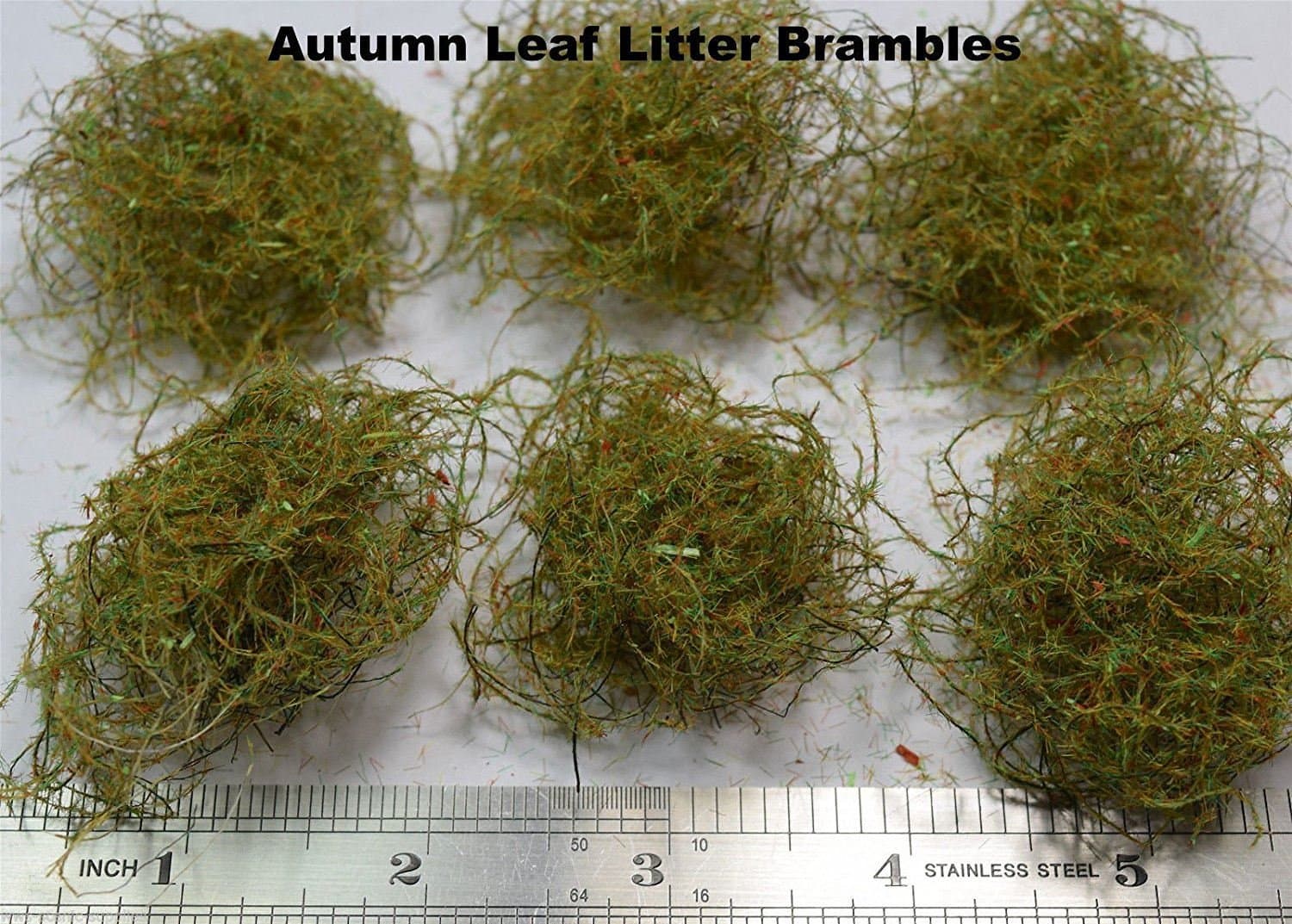 WWSAutumn Brambles Flock Static Grass Hornby Peco Railway Scenery