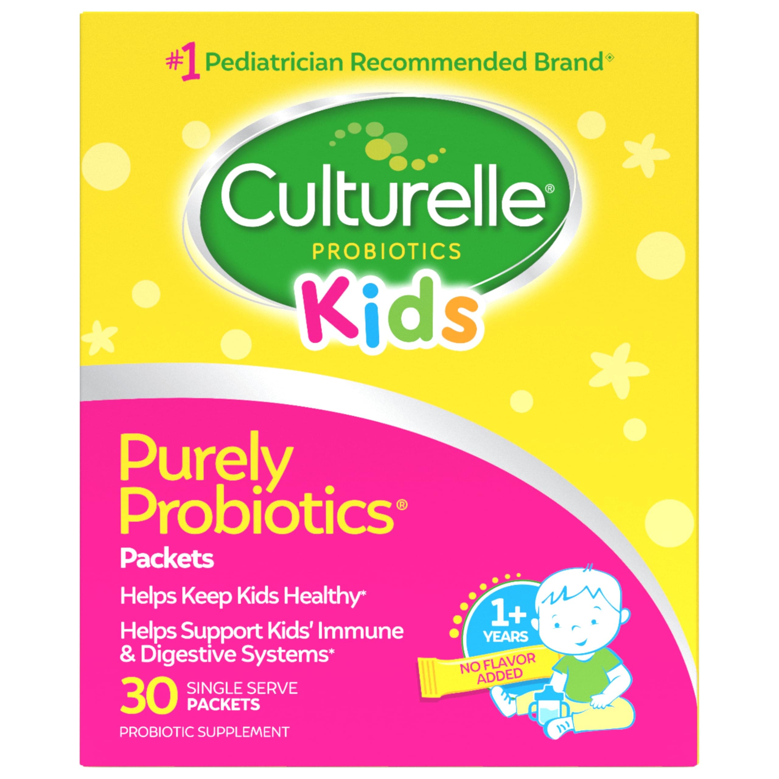 Culturelle Probiotics for Kids Packets, 30 Count