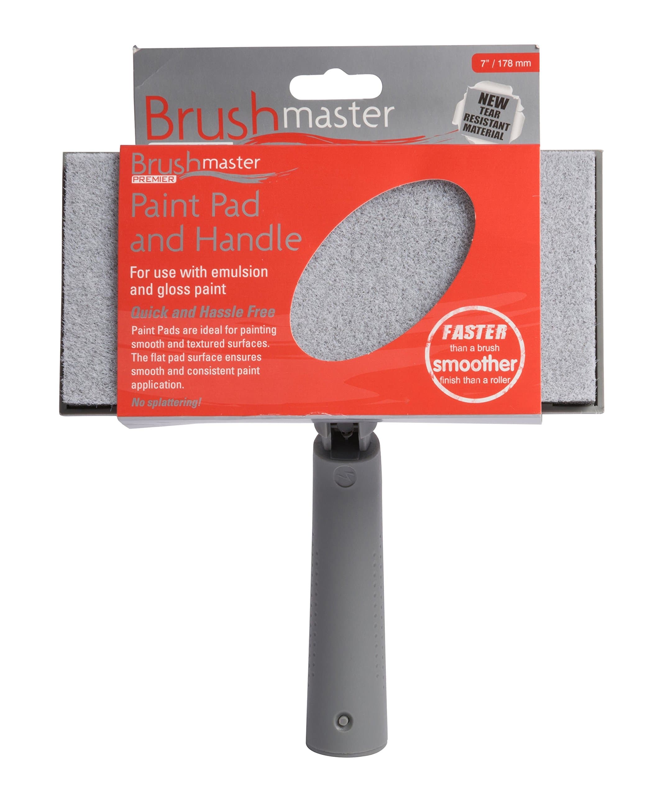 Brushmaster Premier Paint Pad & Multi-Position T-Handle (7”/ 178 mm)