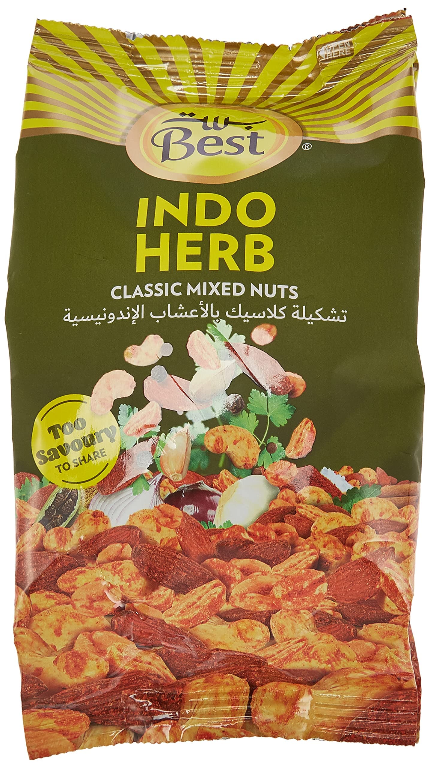Indo Herb Classic Mixed Nuts Bag, 150Gm
