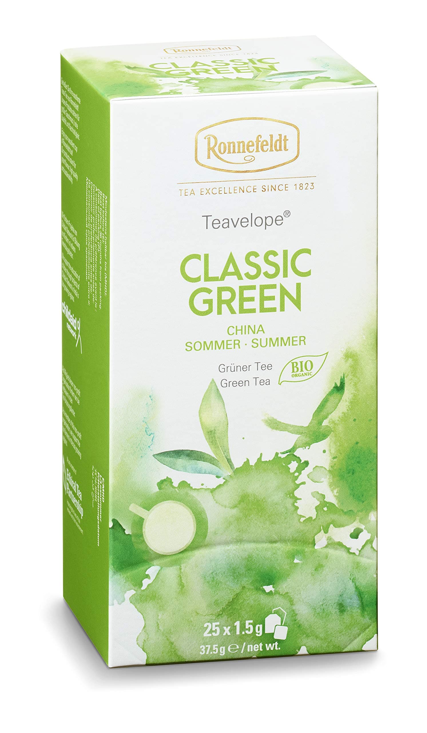 Green Tea Bags, 25 Count, Green