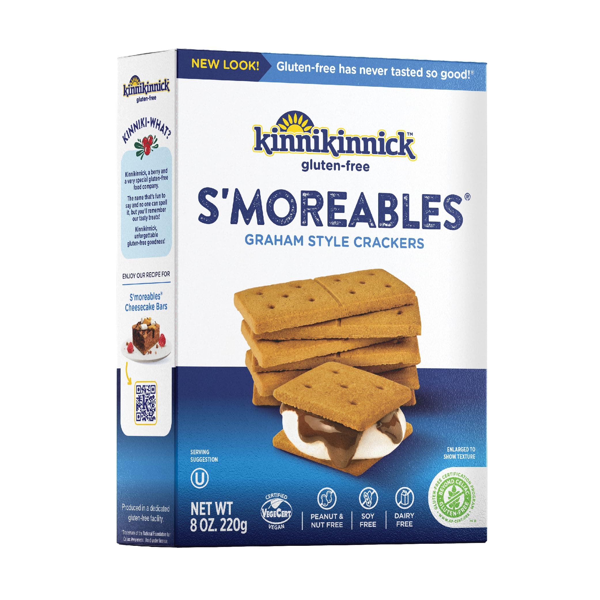 Kinnikinnick, Cracker,S'Moreable Graha 8 Oz