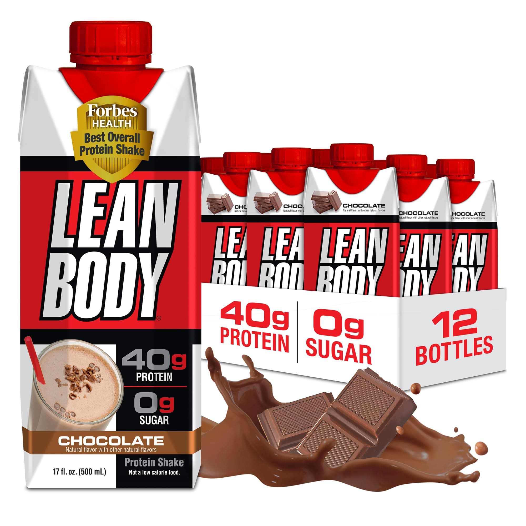 Lean Body Rtd Chocolate Protein Shake 17 Fl Oz (500 Ml) - Pack Of 12