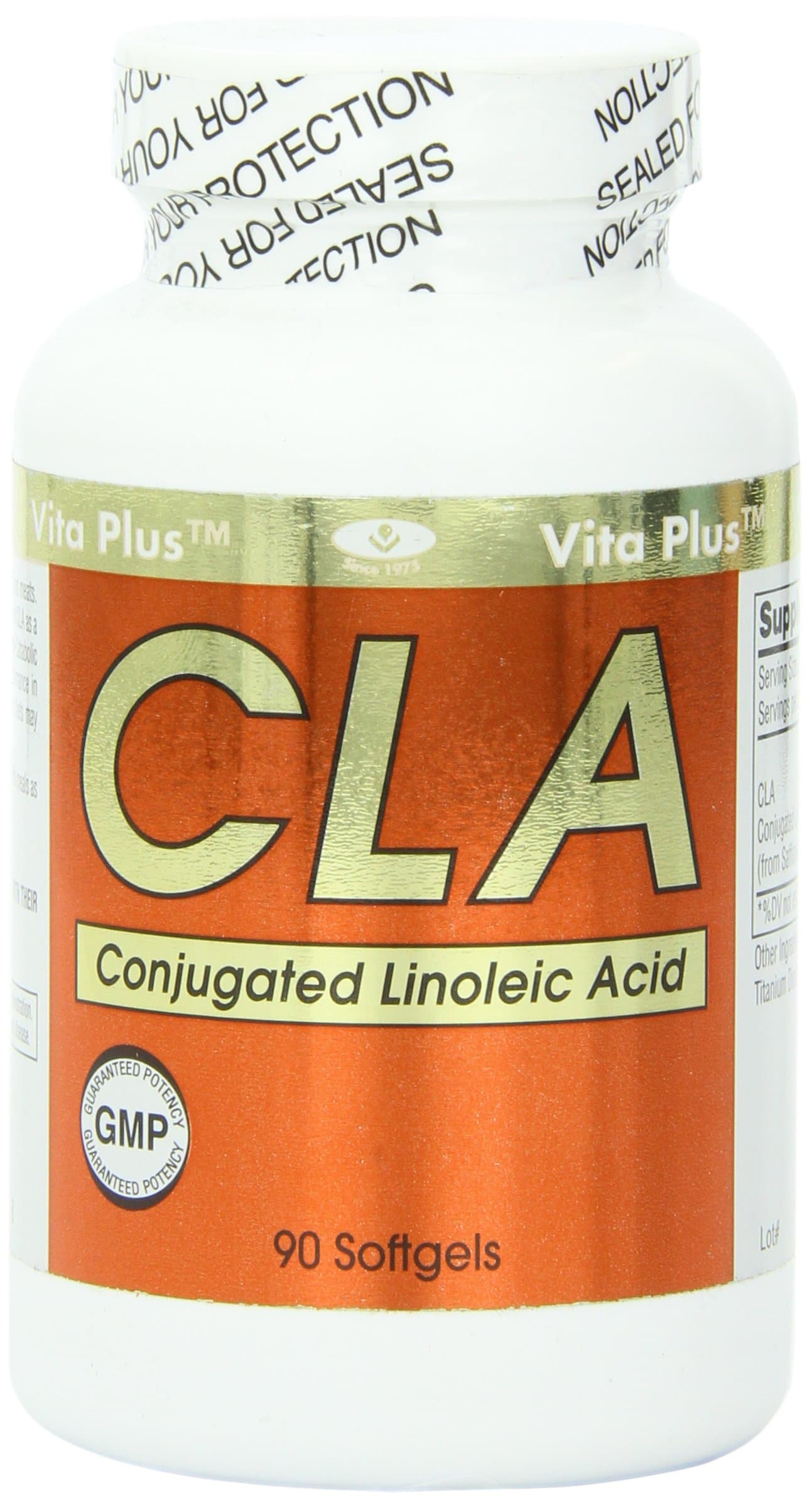 Vita Plus Cla Softgels, 1000 mg, 90 Count