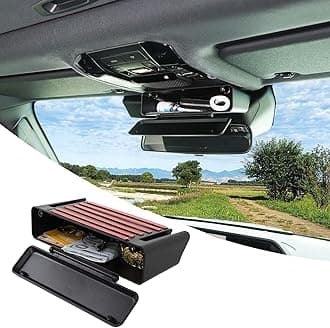 Inner Rearview Mirror Storage Box Compatible with Toyota Land Cruiser 250 Prado LC250 J250 2024 2025 2026 Accessories ABS Center Console Organizer Tray Accessories 1PCS