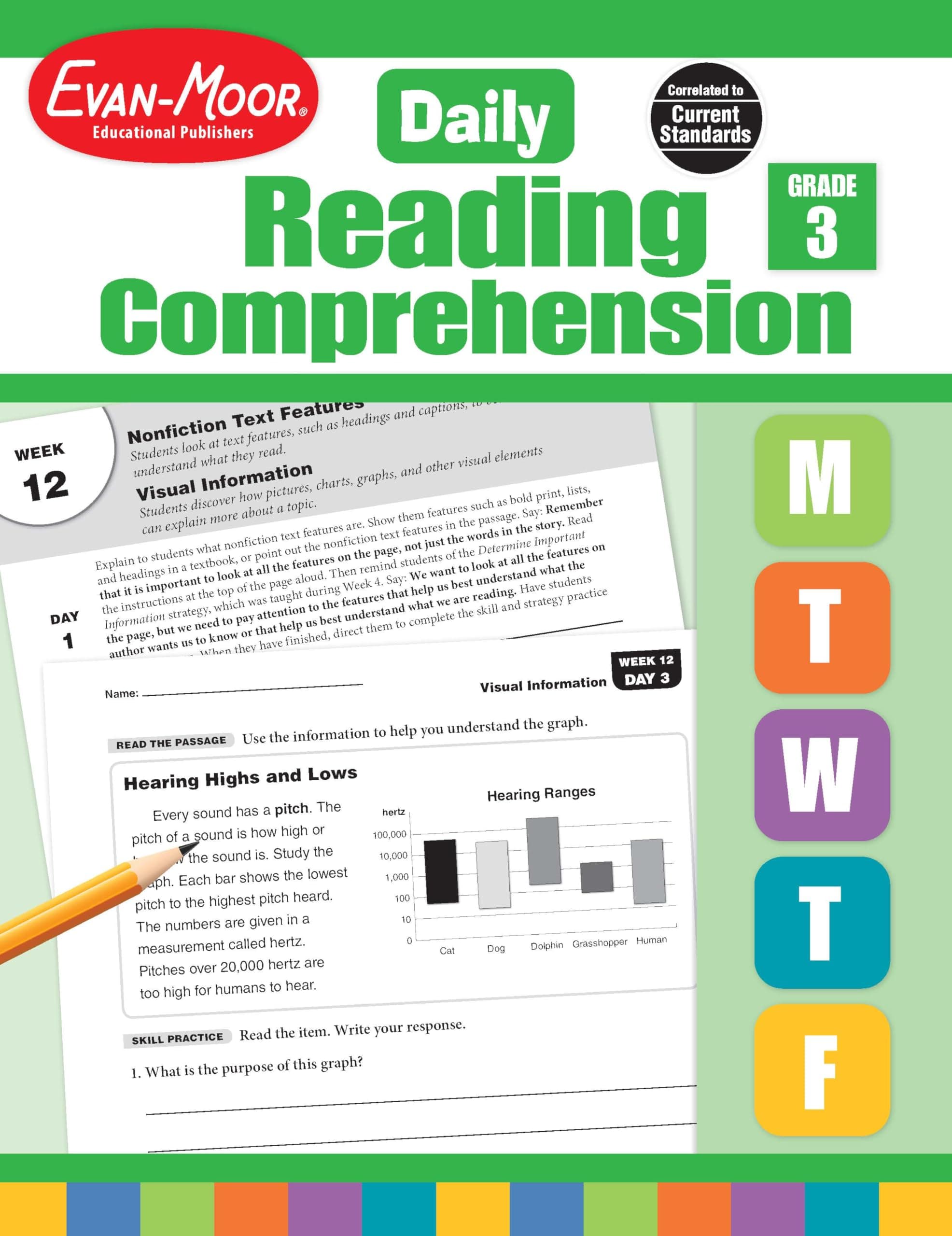 Daily Reading Comprehension, Grade 3 Teacher Edition