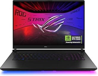 ROG Strix SCAR 18 G835LX-SA047W Gaming Laptop CORE ULTRA 9/64GB/2TB PCIE G4 (PERFORMANCE) SSD+2TB PCIE G4 (PERFORMANCE) SSD/NVIDIA RTX5090/24GB GDDR7/WIN11 HOME/18.0/Eng-Arb Keyboard/BLACK