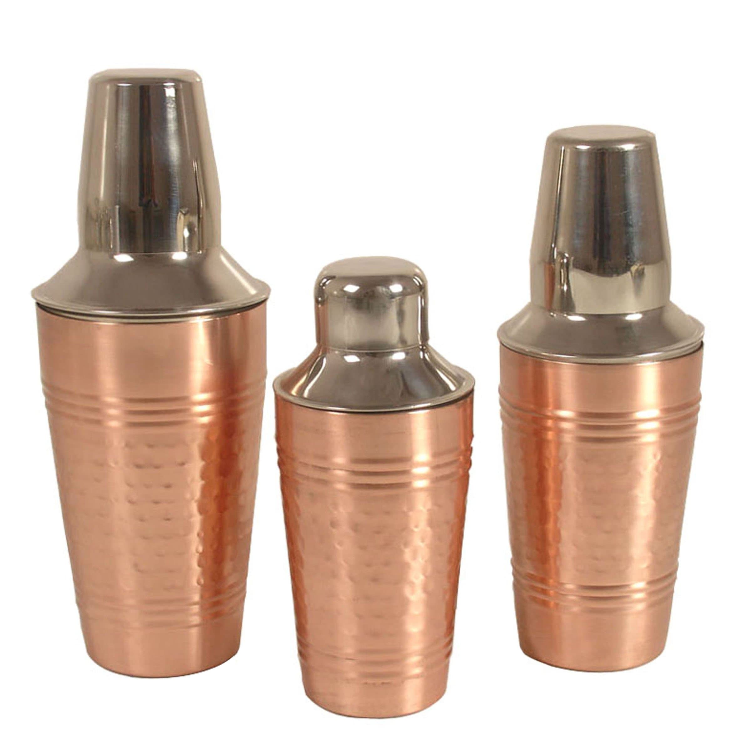 Hand Hammered Rosegold Cocktail Shaker 700 Ml