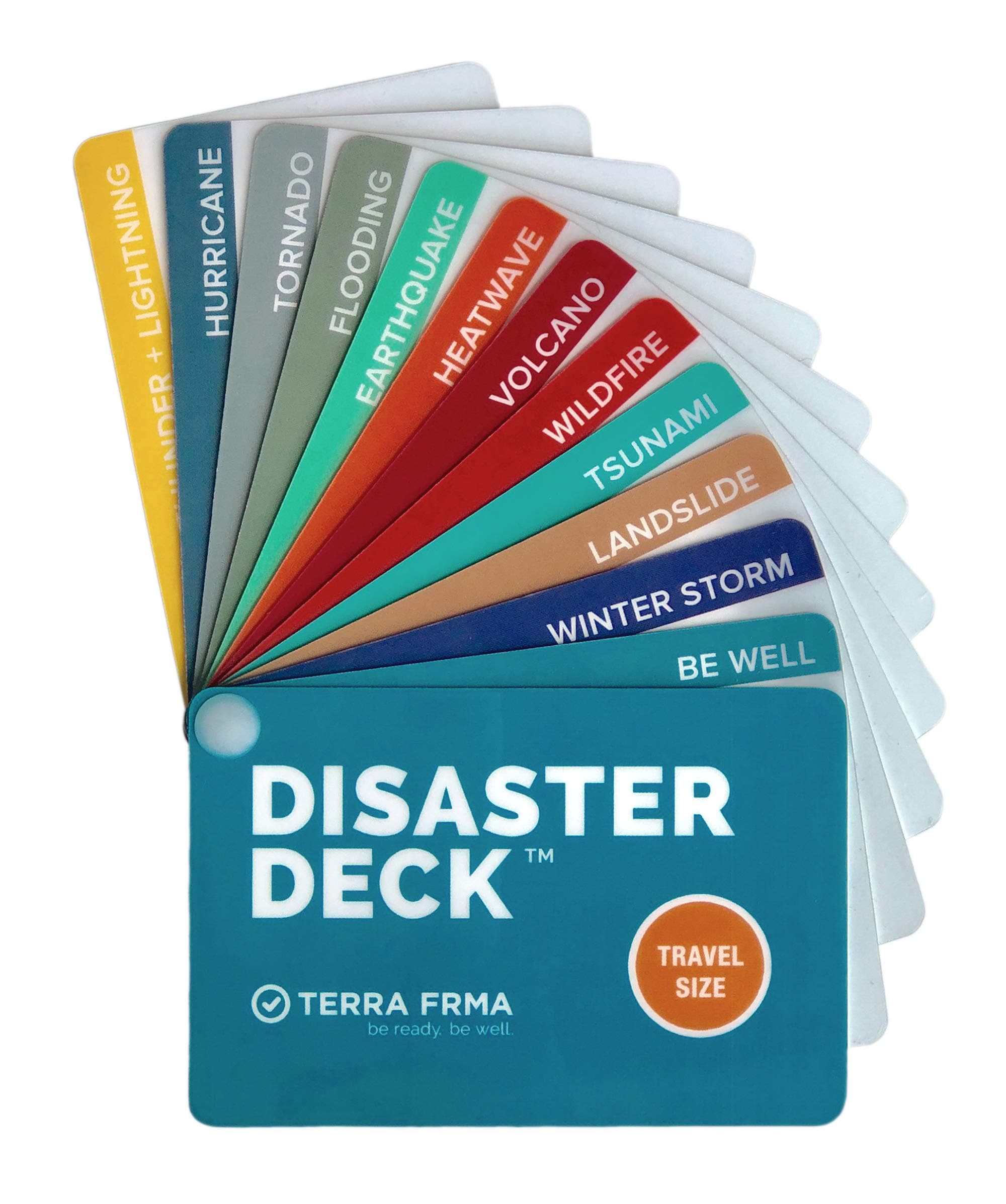 Disaster Deck - Waterproof Emergency Survival Reference Guide and Preparedness Tool