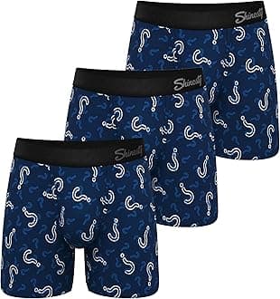 Boxer Briefs for Men Pack of 3 - Hammock Support Pouch Underwear for Men - Flyless