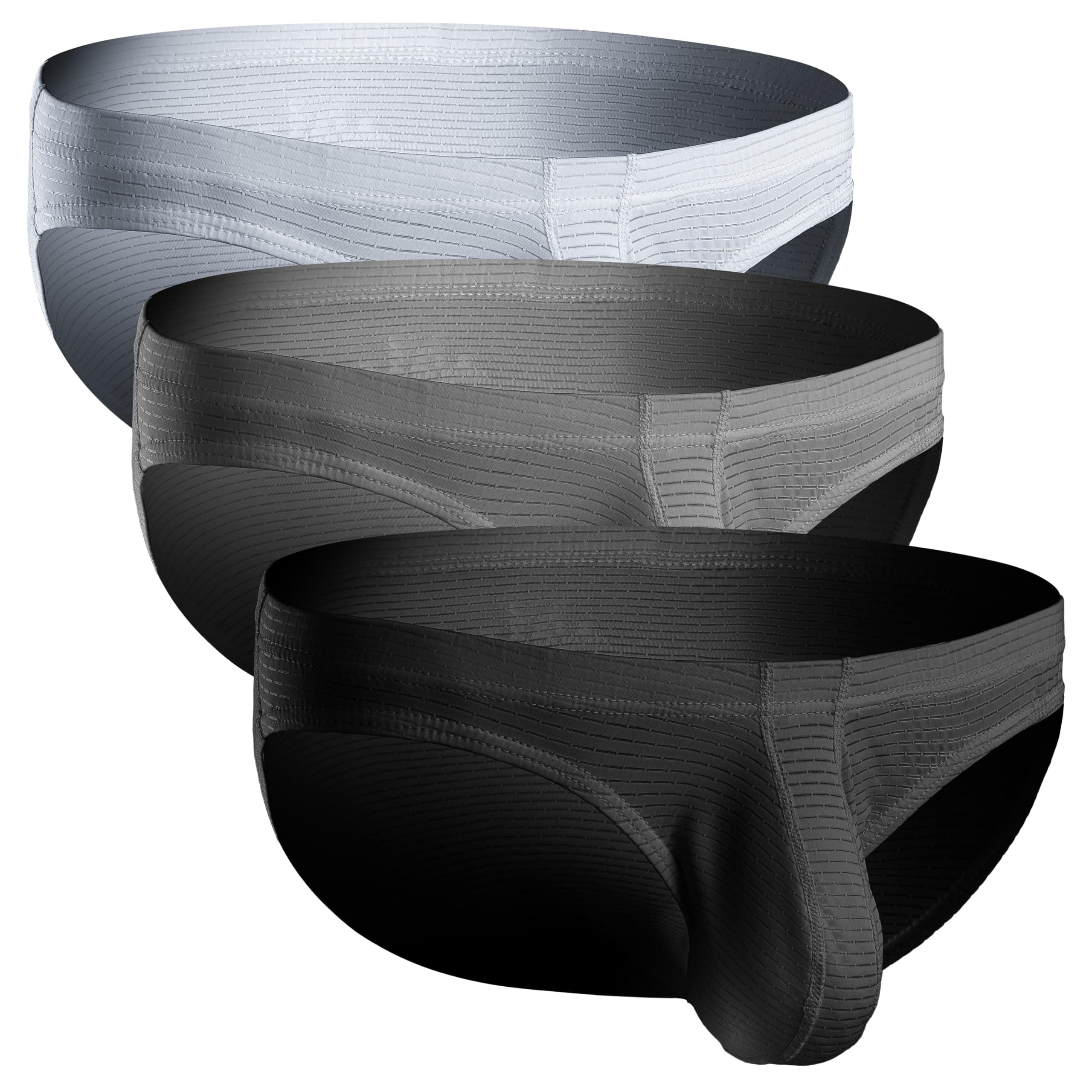 Real Men AresAscent Low-Rise Pouch Bikini Brief - ABCD Custom Pouch Size - Waist XS-5XL