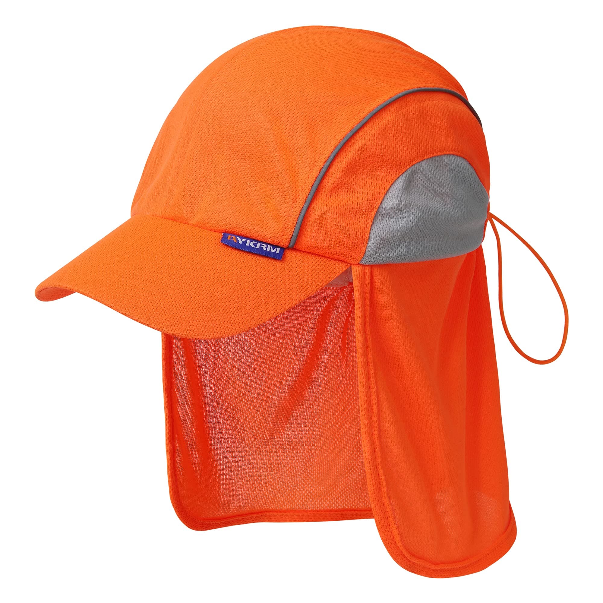 Summer Breathable Orange work hat High Visibility Legionnaires Cap/Reflective hat