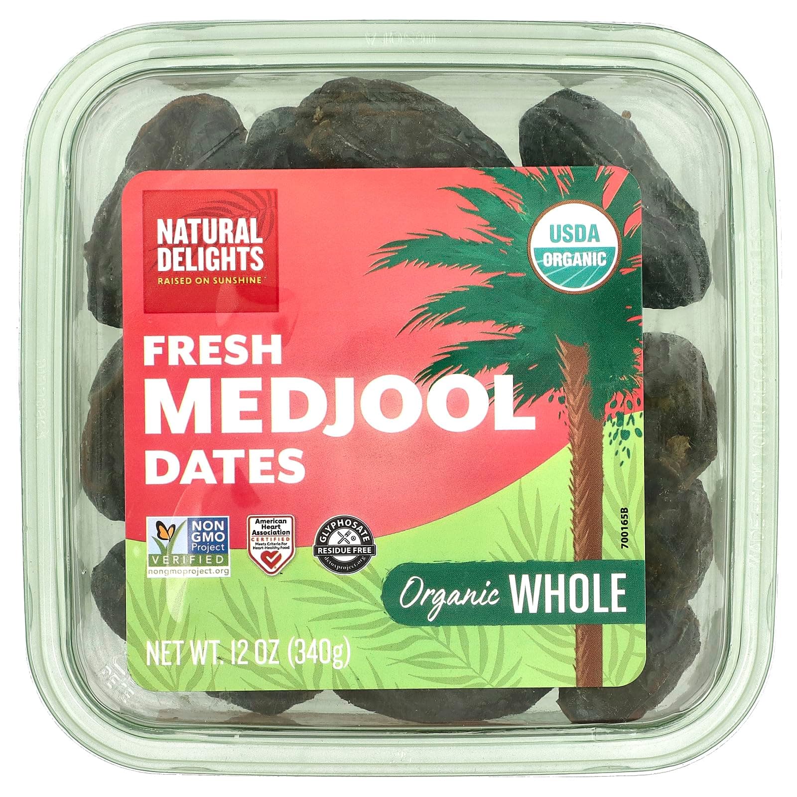 Bard Valley Organic Pitted Fresh Medjool Dates, 12 Oz