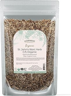Organic St. John's Wort Herb C/S, 4 Ounces