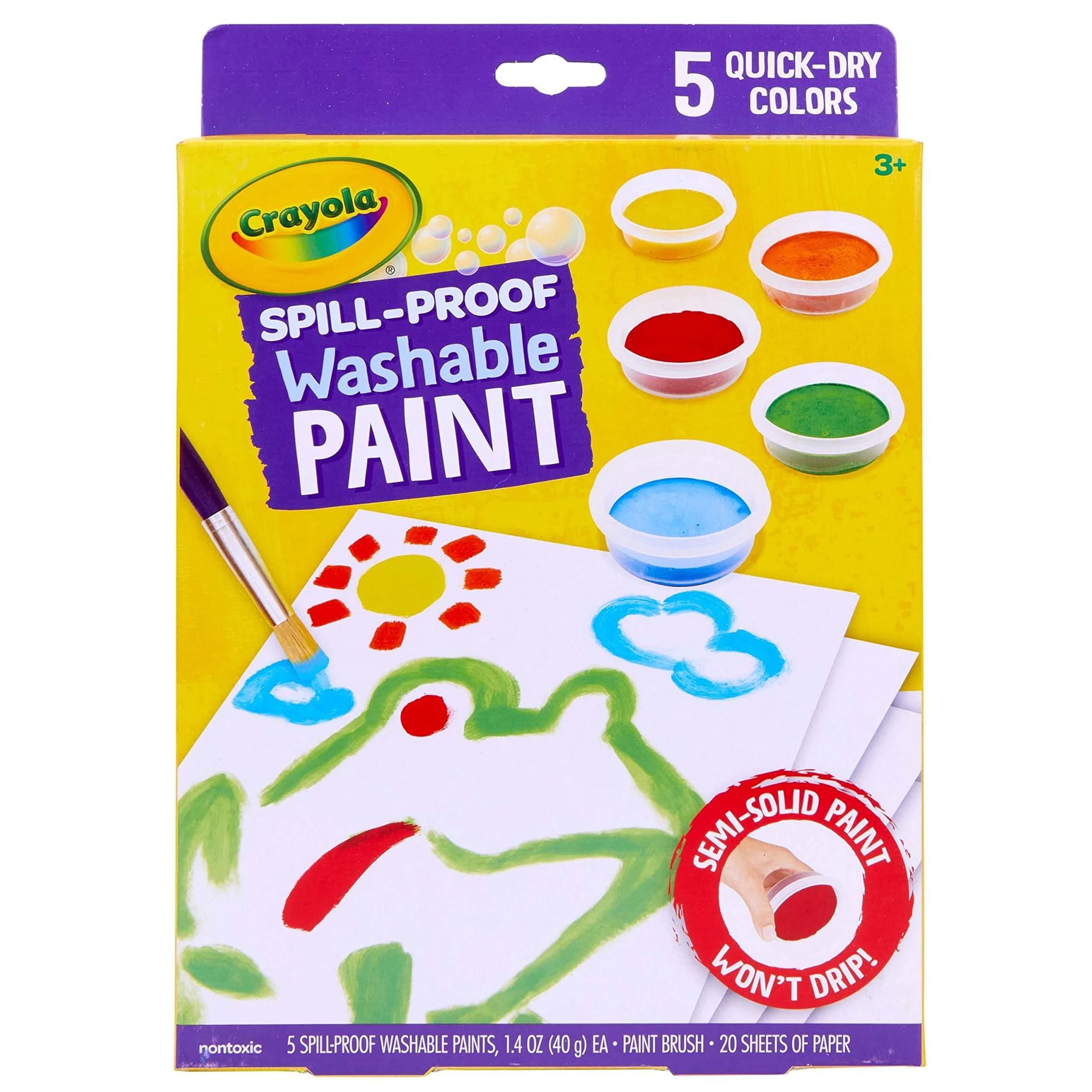 Crayola Spill Proof Washable Paint