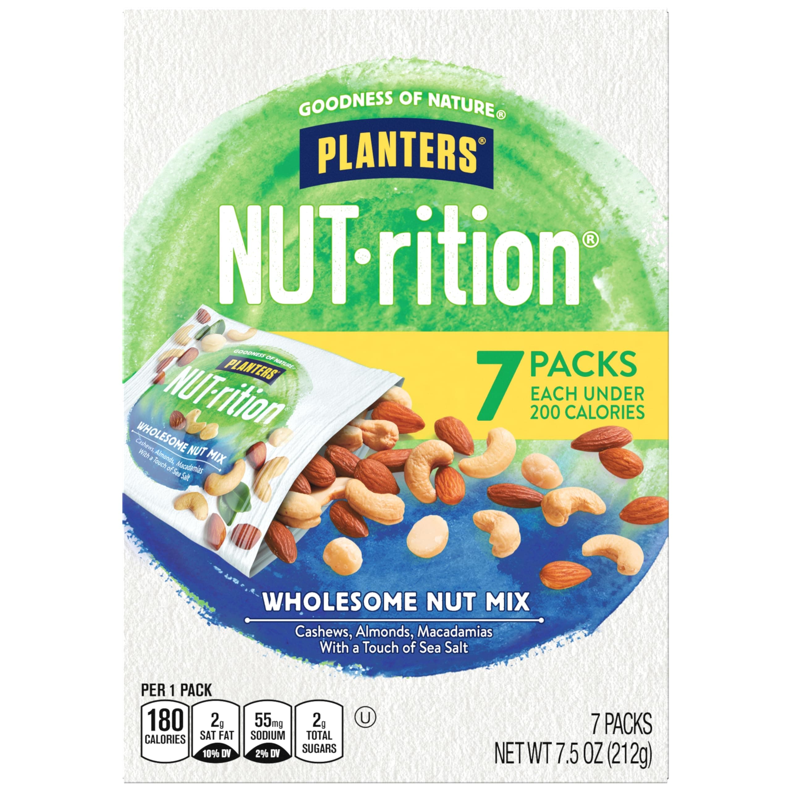2 Boxes Planters Nutrition Wholesome Nut Mix