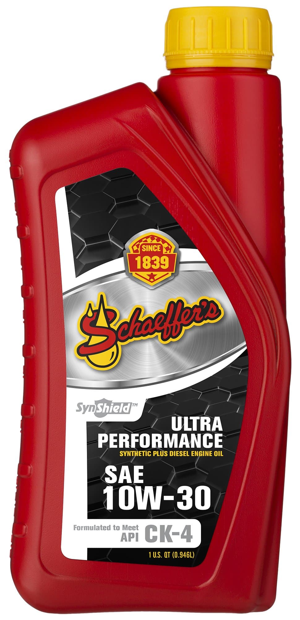 Schaeffer Manufacturing Co. 0722-012S SynShield Ultra Performance Diesel Engine Oil 10W-30, 1-Quart Bottle