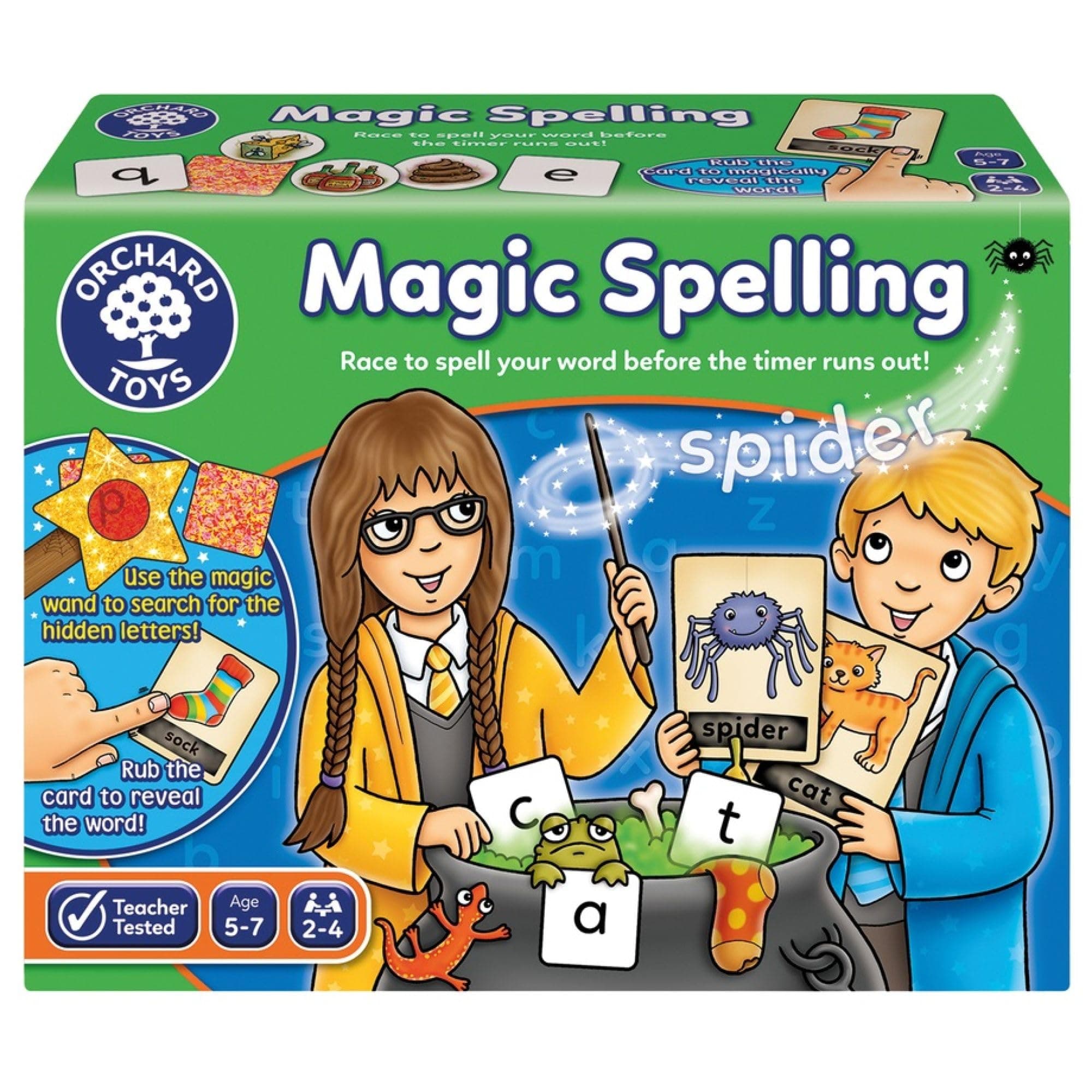 Orchard Toys Magic Spelling Game, Multi-Colour, One Size, 93