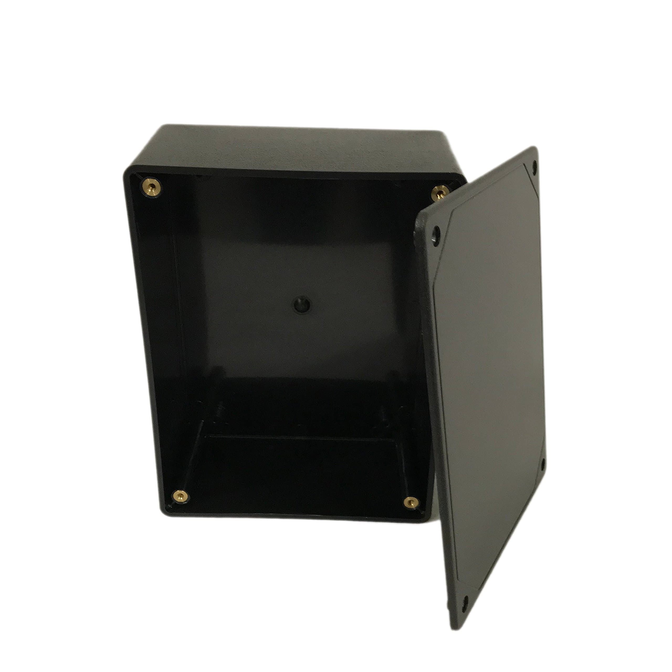 BUD Industries CU-3283 Plastic Style A Utility Box 6" L x 4" W x 2" D, Black