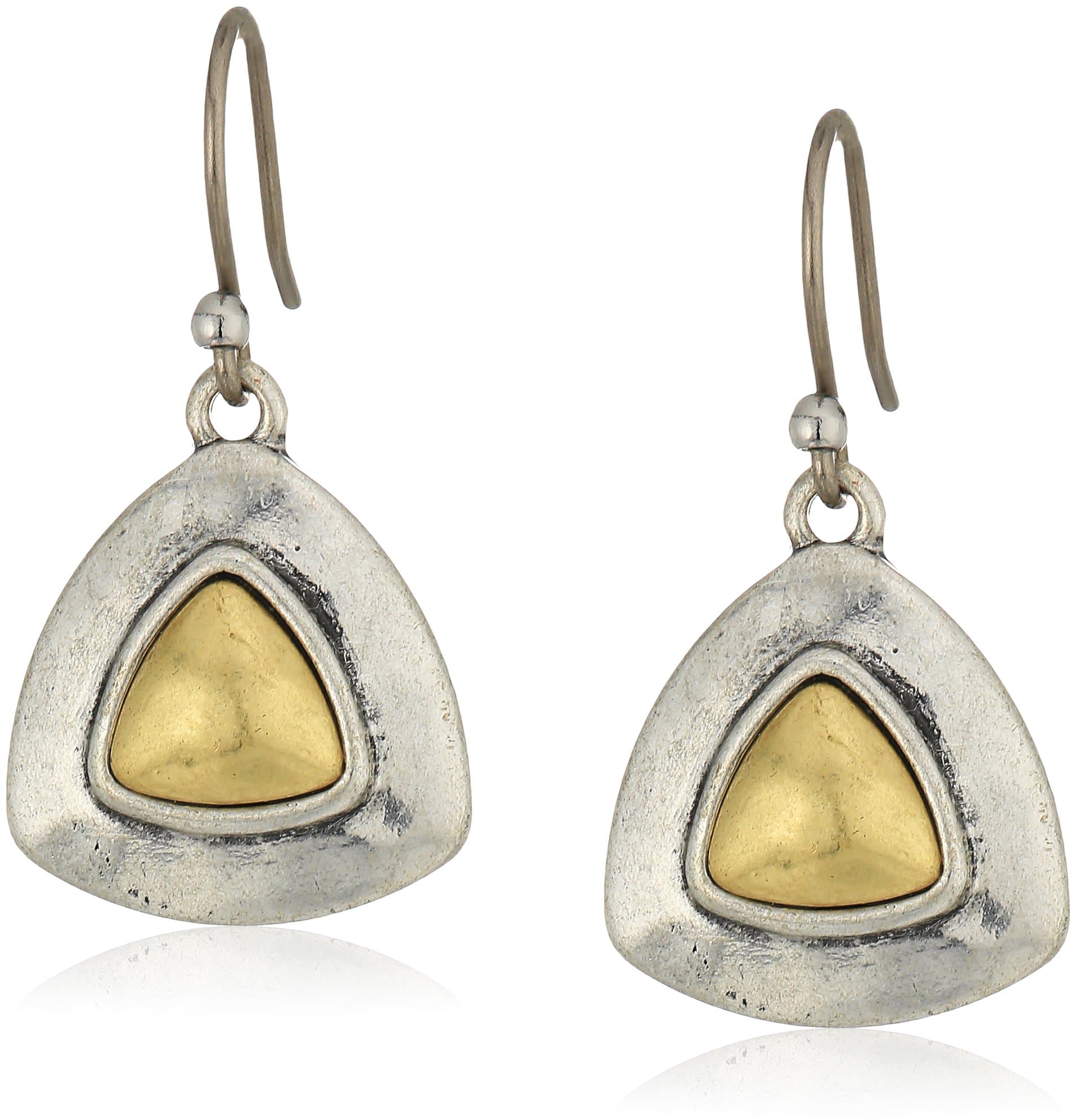 Lucky BrandTwo Tone Drop Earrings