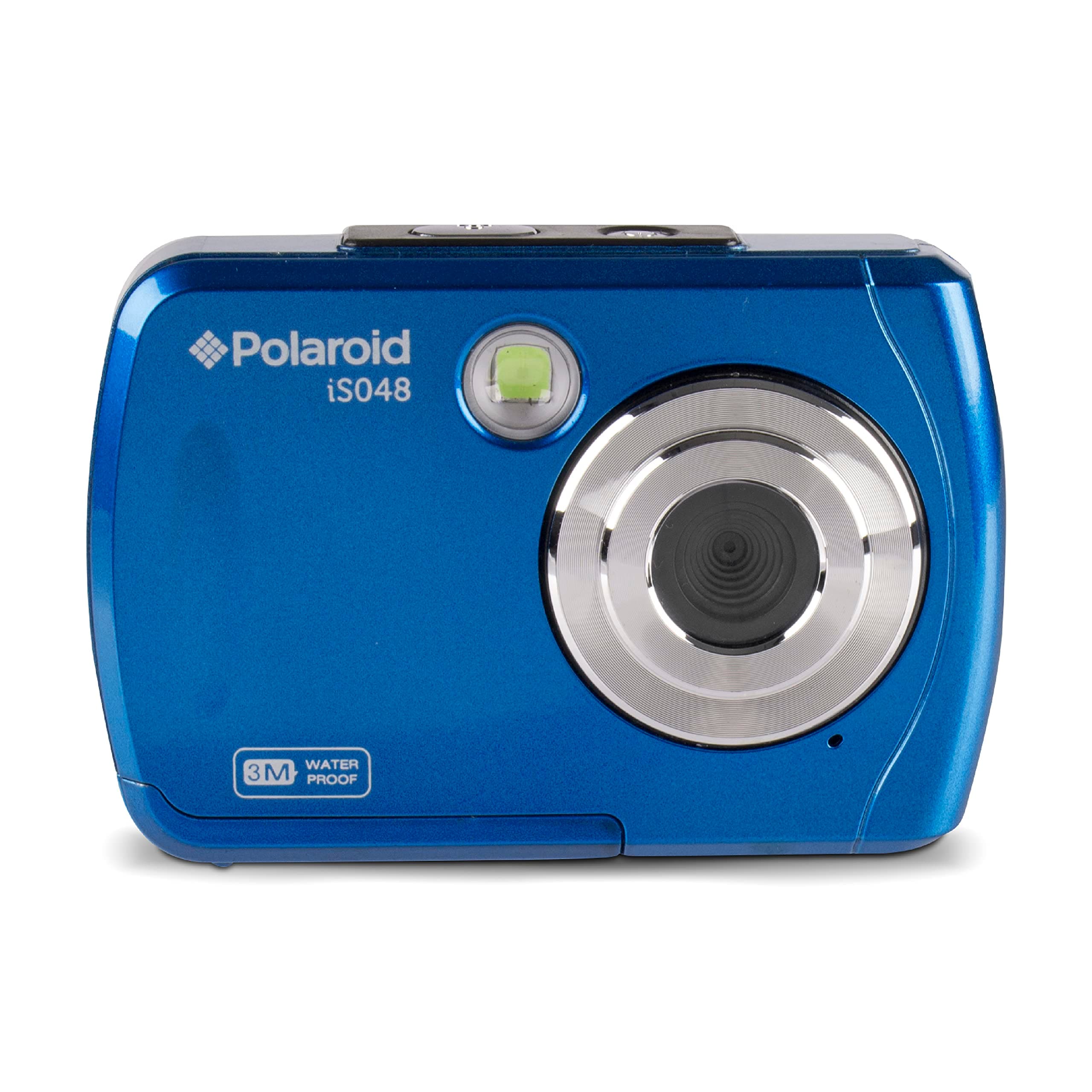 Polaroid IS048-BLU-INT Waterproof Digital Camera 16 Megapixels Blue/Black
