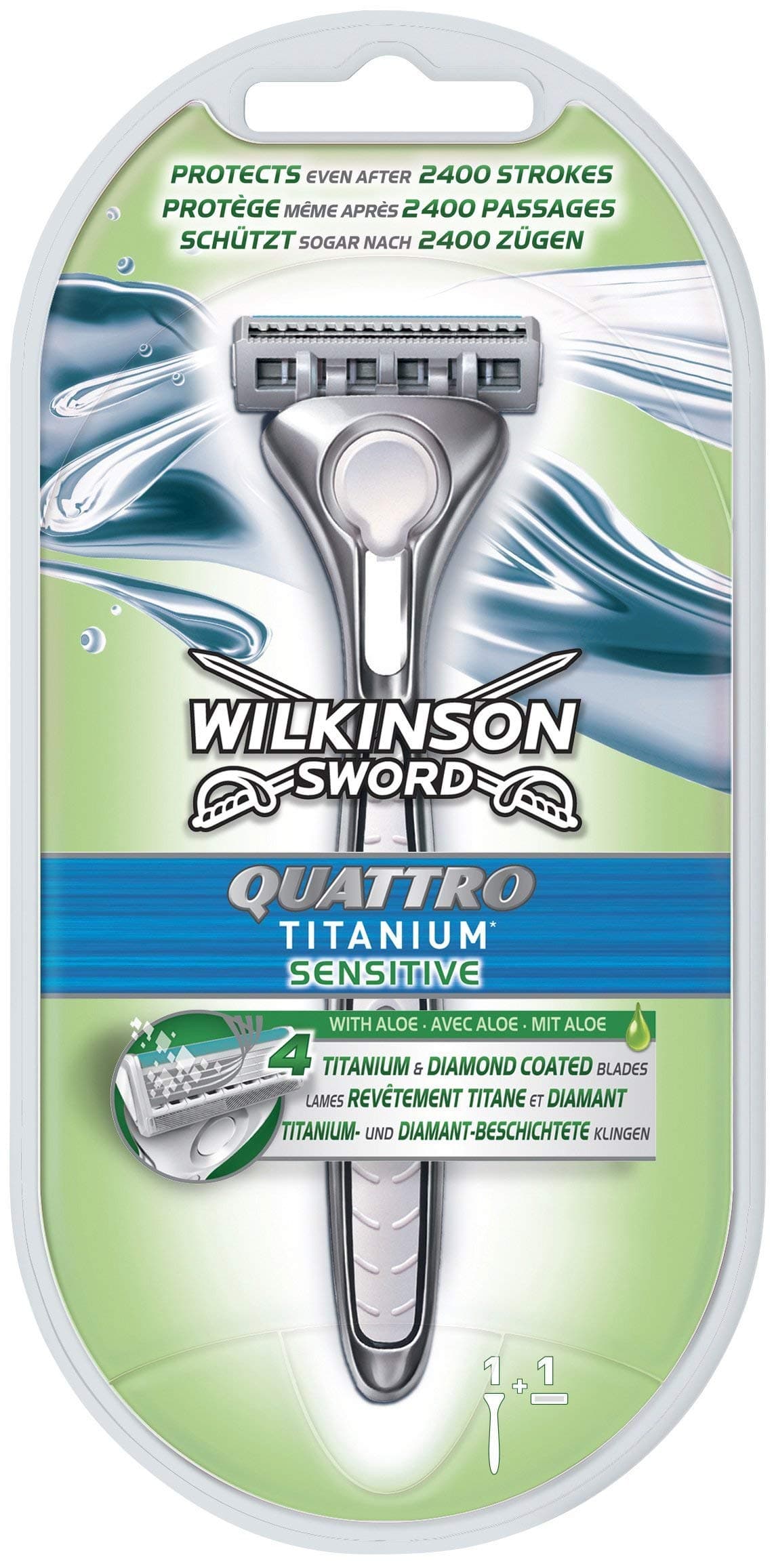 Quattro Titanium Sensitive Razor