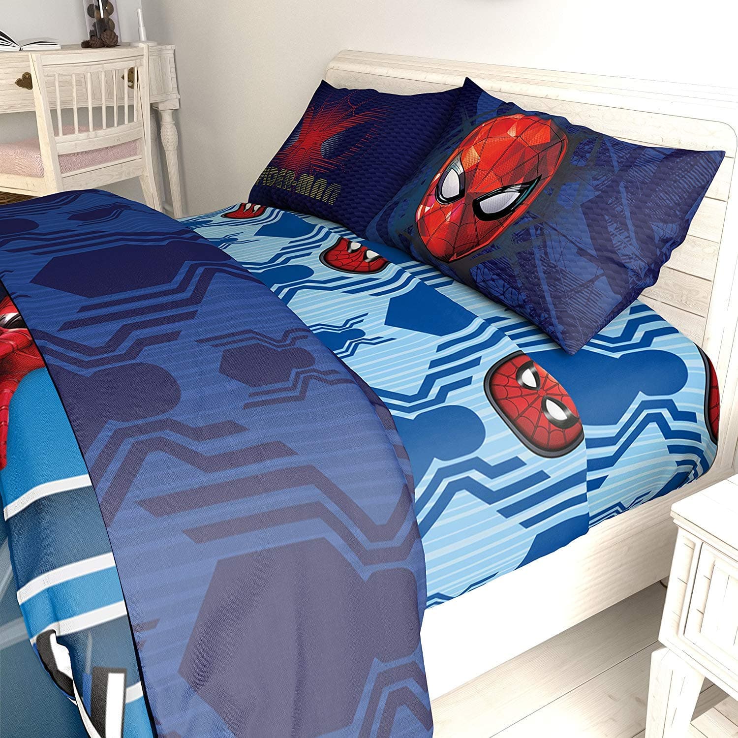 Marvel Spiderman Homecoming 4 Piece Full Sheet Set