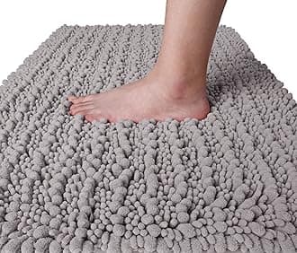 Yimobra Bath Rug Mat - Grey (32" x 20")